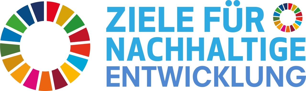 Schriftzug "Ziele für nachhaltige Entwicklung"