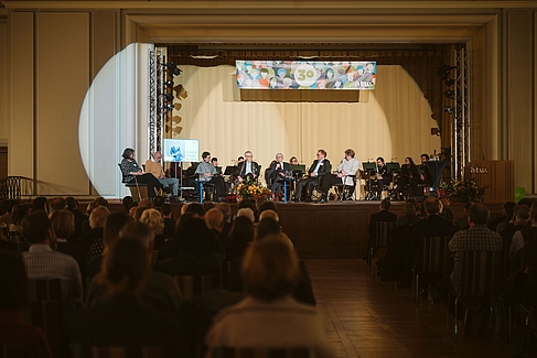 Podiumsdiskussion im Audimax